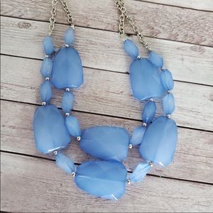 3/$20 Kim Rogers chunky Blue Necklace